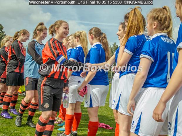 Winchester v Portsmouth , 10/05/2015, U16 Final, , , England